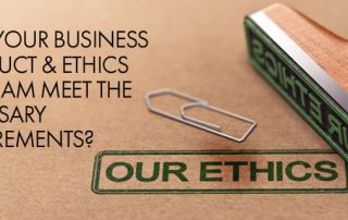 government contracting business conduct and ethics