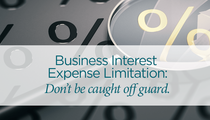 business interest expense limitation tax shelter