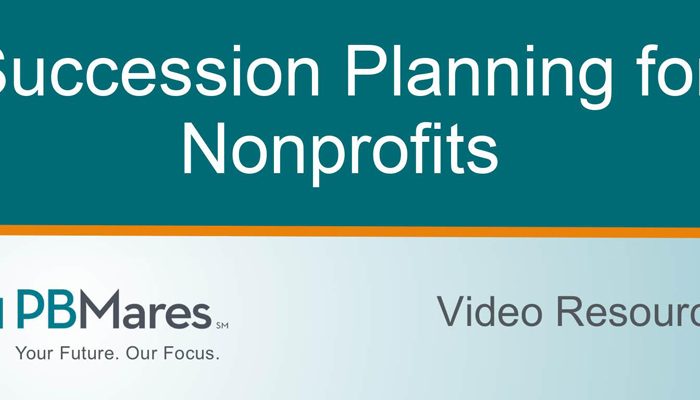 Succession Planning for Nonprofits