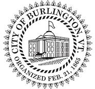 City of Burlington, Vermont, Seal Logo.